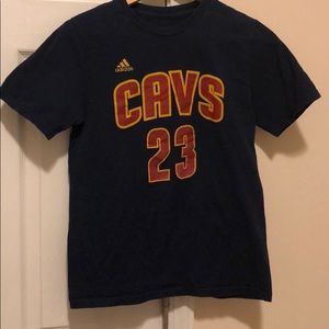 Boys‎ adidas Cleveland cavaliers James t shirt sz L